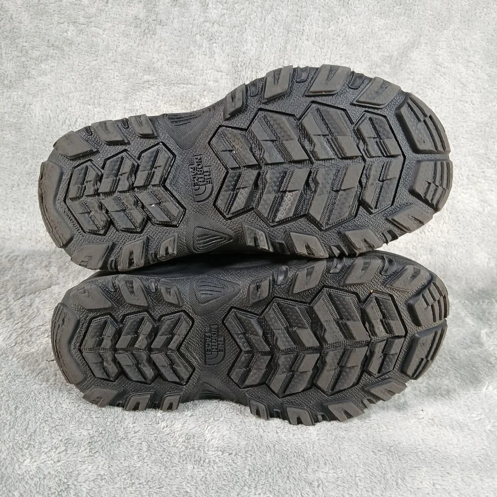 North Face Snow Boots Kids 1 Alpenglow IV Black Insulated Waterproof
